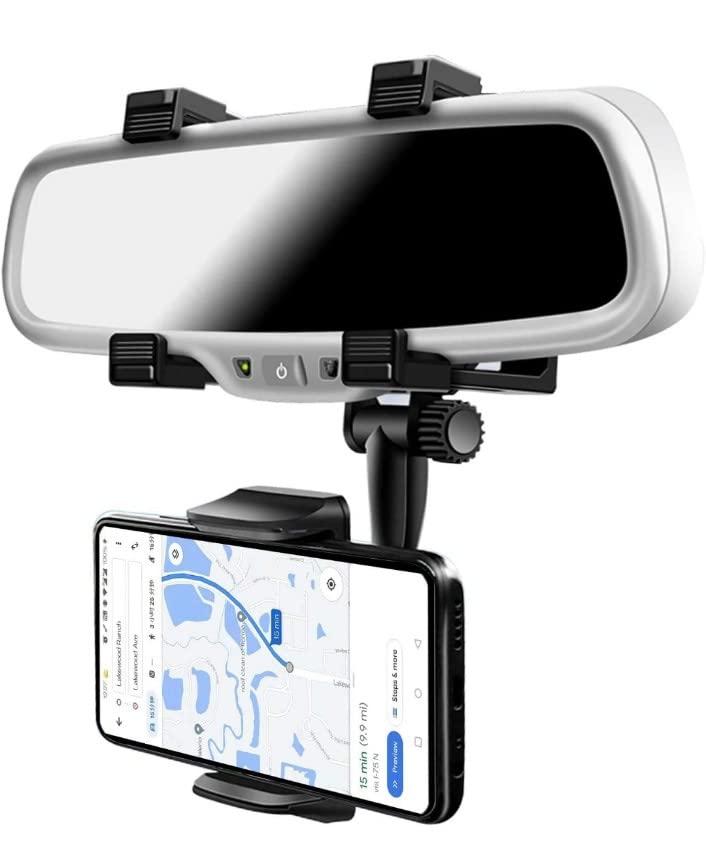 Rearview Mirror Phone Holder